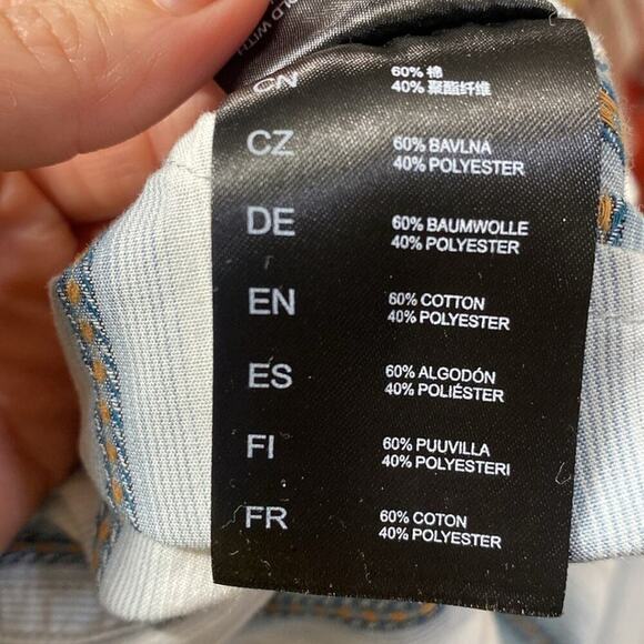 Kuhl striped short sleeve button front shirt - Picture 7 of 10